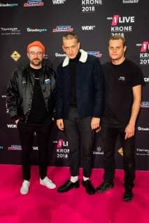 Bochum, Germany 06.12.2018, 1Live Krone 2018, Kraftklub auf dem Roten Teppich der 1Live Krone ( DeFodi001