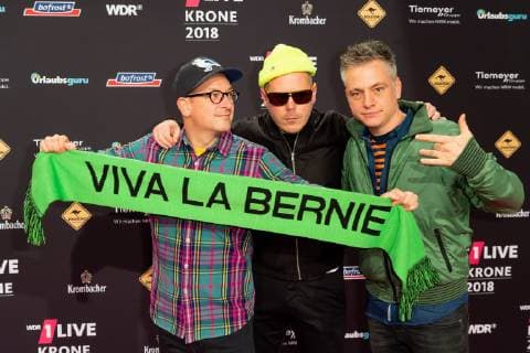 Bochum, Germany 06.12.2018, 1Live Krone 2018, Fettes Brot auf dem Roten Teppich der 1Live Krone ( DeFodi001