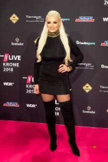 Bochum, Germany 06.12.2018, 1Live Krone 2018, Daniela Katzenberger auf dem Roten Teppich der 1Live Krone ( DeFodi001