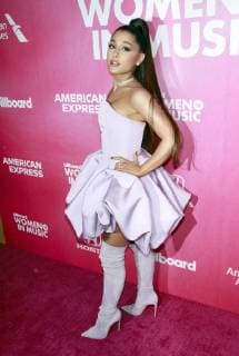 Entertainment Bilder des Tages NEW YORK, NY - DECEMBER 6: Ariana Grande at the 2018 Billboard Women in Music at Pier 36 in New York City on December 6, 2018. Copyright: xMediaPunchx