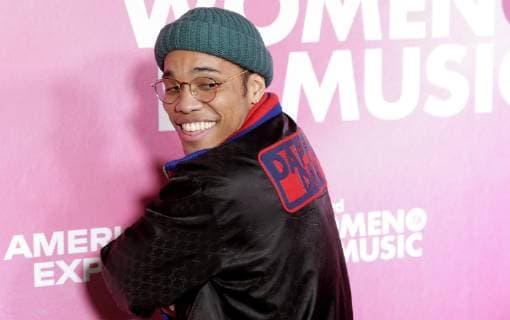Anderson .Paak arrives on the red carpet at the Billboard Women In Music 2018 on December 6, 2018 in New York City.  NYP20181206233 JOHNxANGELILLO