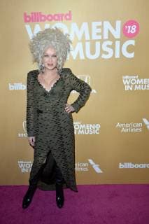 December 6, 2018 - New York, NY, USA - December 6, 2018 New York City..Cyndi Lauper attending Billboard s 13th Annual Women in Music arrivals on December 6, 2018 in New York City. New York USA Copyright: xKristinxCallahanx