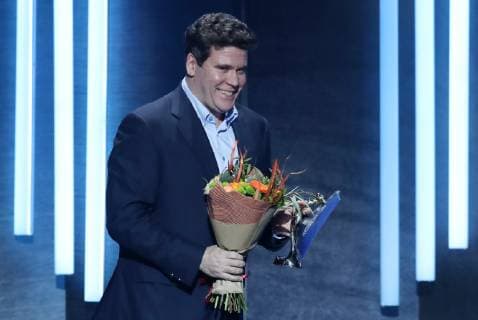 MOSCOW, RUSSIA â€“ DECEMBER 7, 2018: Pianist Denis Matsuev at a ceremony to present the 2018 Viktoriya Russian National Music Awards, at the State Kremlin Palace. Vyacheslav Prokofyev TASS  TS09A572