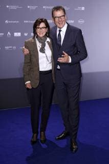 Gerd Müller mit Ehefrau Gertie Müller-Hoorens bei der Verleihung des 11. Deutschen Nachhaltigkeitspreises 2018 im Maritim Hotel. Düsseldorf, 07.12.2018