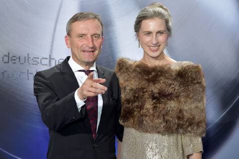 Deutscher Nachhaltigkeitspreis 2018 am 07.12.2018 im Maritim Hotel in Düsseldorf Thomas Geisel ( Oberbürgermeister Stadt Düsseldorf ) mit seiner Ehefrau Vera