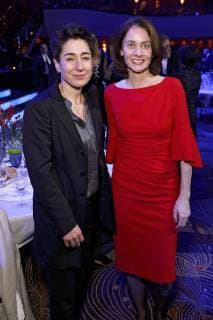 Dunja Hayali und Katarina Barley bei der Verleihung des 11. Deutschen Nachhaltigkeitspreises 2018 im Maritim Hotel. Düsseldorf, 07.12.2018