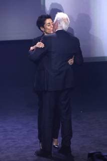 Dunja Hayali und Richard Gere bei der Verleihung des 11. Deutschen Nachhaltigkeitspreises 2018 im Maritim Hotel. Düsseldorf, 07.12.2018