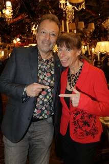 10.12.2018, Marchfelderhof Deutsch-Wagram, Verleihung der EISERNEN RAMPENSAU 2018, im Bild: Wolf Frank, Claudia Kristofics-Binder, Verleihung der EISERNEN RAMPENSAU 2018