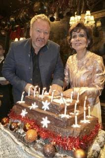 10.12.2018, Marchfelderhof Deutsch-Wagram, Verleihung der EISERNEN RAMPENSAU 2018, im Bild: Marcus Strahl, Edith Leyrer, Verleihung der EISERNEN RAMPENSAU 2018
