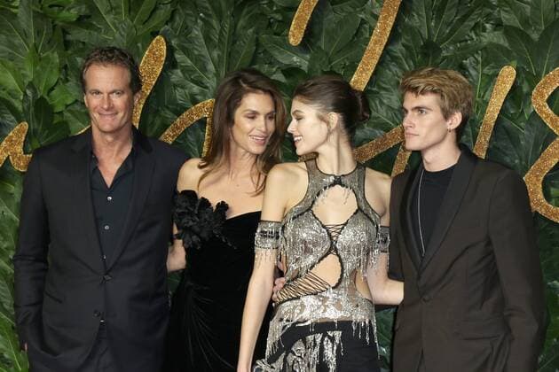 Cindy Crawford and Kaia Gerber attend The Fashion Awards at the Royal Albert Hall in London. DECEMBER 10th 2018  MESx184599