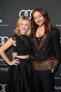 Susan Sideropoulos und Riccardo Simonetti, Audi Generation Award 2018 im Hotel Bayerischer Hof in Muenchen am 11.12.2018