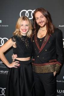 Susan Sideropoulos und Riccardo Simonetti, Audi Generation Award 2018 im Hotel Bayerischer Hof in Muenchen am 11.12.2018