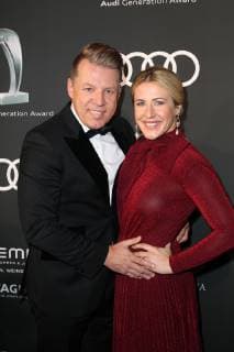 Axel Kahn mit Freundin Sarah Kaeckel, Audi Generation Award 2018 im Hotel Bayerischer Hof in Muenchen am 11.12.2018