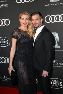 Giulia Siegel mit Freund Ludwig Heer, Audi Generation Award 2018 im Hotel Bayerischer Hof in Muenchen am 11.12.2018