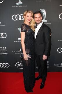 Giulia Siegel mit Freund Ludwig Heer, Audi Generation Award 2018 im Hotel Bayerischer Hof in Muenchen am 11.12.2018
