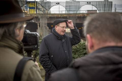 DEU, Berlin, 2016-12-07: Der künftige Verkehrsstaatssekretär Jens-Holger Kirchner stellt ein Gutachten dazu vor. Ob der Tunnel noch 2016 eröffnet, müssen Pankow und Mitte klären , Verkehr, Bauen, Wohnen, Prenzlauer Berg, Groth, Immobilien, Gleimtunnel, Wirtschaft, Mitte, KBdig Foto: Â© AKUD Lars Reimann, es gelten die AGB des Fotografen: www.akud.com