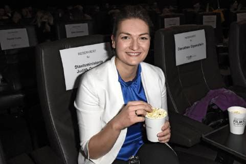 Judith Gerlach bei der Preiserleihung Drehort des Jahres 2018 im Gloria Palast. München, 13.12.2018