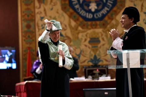 IMAGO ICONS: Jane Goodall British primatologist Jane Goodall attends a ceremony where she has received a honoris causa from Complutense University in Madrid, Spain, 15 December 2018. Jane Goodall !ACHTUNG: NUR REDAKTIONELLE NUTZUNG!  Copyright: xVíctorxLerenax GRAF7417 20181215-636804801656596414