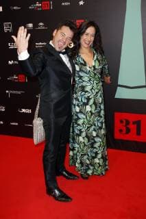 Raul de la Fuente und Amaia Remirez bei der Verleihung des 31. Europäischen Filmpreises 2018 im Teatro de la Maestranza. Sevilla, 15.12.2018