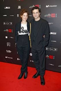 Vicky Krieps und Samuel Schneider bei der Verleihung des 31. Europäischen Filmpreises 2018 im Teatro de la Maestranza. Sevilla, 15.12.2018