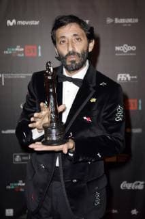 Marcello Fonte, Preisträger bester europäischer Schauspieler, bei der Verleihung des 31. Europäischen Filmpreises 2018 im Teatro de la Maestranza. Sevilla, 15.12.2018