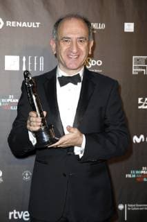 Armando Iannucci, Gewinner beste Komödie, bei der Verleihung des 31. Europäischen Filmpreises 2018 im Teatro de la Maestranza. Sevilla, 15.12.2018