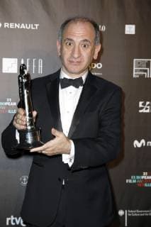 Armando Iannucci, Gewinner beste Komödie, bei der Verleihung des 31. Europäischen Filmpreises 2018 im Teatro de la Maestranza. Sevilla, 15.12.2018