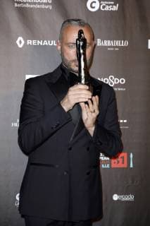 Massimo Cantini Parrini, Gewinner bestes Kostümbild, bei der Verleihung des 31. Europäischen Filmpreises 2018 im Teatro de la Maestranza. Sevilla, 15.12.2018