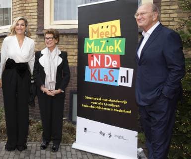 19-12-2018 Den Bosch Queen Maxima with Joop and Janine van den Ende during the tv show Christmas music gala 2018 in Den Bosch.  Copyright: xppex
