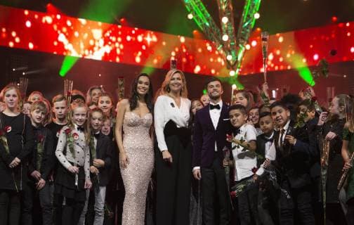19-12-2018 Den Bosch Queen Maxima during the tv show Christmas music gala 2018 in Den Bosch.  Copyright: xPPEx