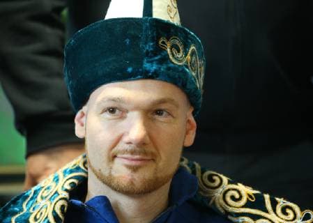 News Bilder des Tages KARAGANDA REGION, KAZAKHSTAN - DECEMBER 20, 2018: European Space Agency (ESA) astronaut Alexander Gerst seen during a press conference after the Soyuz MS-09 descent capsule carrying the ISS Expedition 56 57 prime crew members lands near the town of Zhezkazgan, Kazakhstan. Alexander Ryumin TASS  TS09BE59
