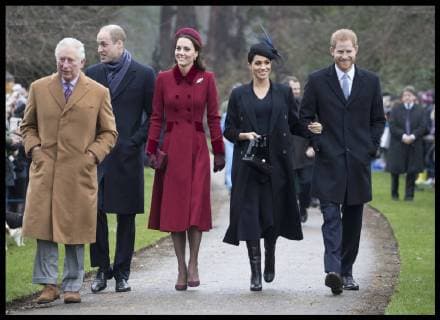Entertainment Themen der Woche KW52 Entertainment Bilder des Tages . 25 12 2018. Sandringham , United Kingdom. Royals arriving for the Christmas Day church service at Sandringham in Norfolk, United Kingdom.  xStephenxLockx xi-Imagesx IIM-19059-0020