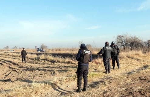 December 25, 2018 - EUM20181225POL13.JPG.PUEBLA, Pue., Death Muerte-Gobernadora.- 25 de diciembre del 2018. Aspecto de las labores de investigacion realizadas en el lugar en que la tarde del lunes un helicoptero marca Augusta modelo A-109 se desplomo y en el que fallecieron la gobernadora de Puebla, Martha Erika Alonso y el senador, Rafael Moreno Valle. Foto: Agencia EL UNIVERSAL MAR. Copyright: xElxUniversalx