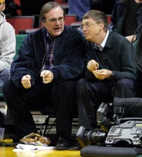 PAUL ALLEN (January 21, 1953 - October 15, 2018) was an American business magnate, investor and philanthropist. He co-founded Microsoft, and was one of the richest persons in the world, with an estimated net worth of 0.3 billion. Allen s multibillion-dollar investment portfolio included technology and media companies, scientific research, real estate holdings, private spaceflight ventures, and stakes in other companies. He owned two professional sports teams: the NFL Seattle Seahawks. He was also the founder of the Allen Institute for Brain Science, Institute for Artificial Intelligence, Institute for Cell Science, and Stratolaunch Systems. Throughout his lifetime, Allen gave more than billion towards causes such as education, wildlife and environmental conservation, the arts, health and community services. PICTURED: January 5, 2004 - Se - ZUMAb91_ 20040105_mda_b91_242 Copyright: xBarryxSweetx