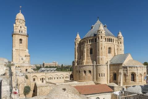 Dormitio-Abtei, Byzantinische Kirche, Berg Zion, Jerusalem, Israel, Asien *** Dormitio Abbey Byzantine Church Mount Zion Jerusalem Israel Asia Copyright: imageBROKER/MoritzxWolf ibxmmw04798403.jpg