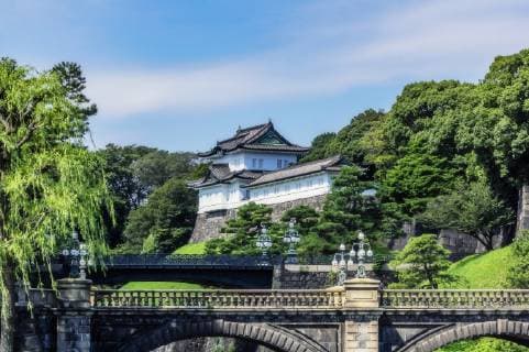 Japan, Tokyo, Chiyoda district, Imperial Palace area  THAF02069