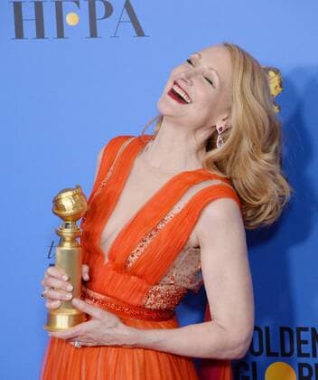 Entertainment Themen der Woche KW01 Actor Patricia Clarkson appears backstage after winning the award for Best Performance by an Actress in a Supporting Role in a Series, Limited Series or Motion Picture Made for Television for Sharp Objects during the 76th annual Golden Globe Awards at the Beverly Hilton Hotel in Beverly Hills, California on January 6, 2019.  LAP20190106488 JIMxRUYMEN
