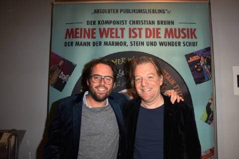 Constantin Ried Markus Goetzfried Produktion Muenchen 07.01.19 City Kino Dokumentation Premiere: Meine Welt ist die Musik ,von Komponist Christian Bruhn Bruhn