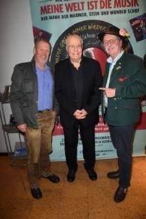 Hansi Kraus Christian Bruhn Wolfgang Prinz Muenchen 07.01.19 City Kino Dokumentation Premiere: Meine Welt ist die Musik ,von Komponist Christian Bruhn Bruhn