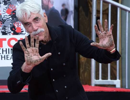 Entertainment Themen der Woche Entertainment Bilder des Tages Actor Sam Elliott participates in a hand and footprint ceremony immortalizing him in the forecourt of the TCL Chinese Theatre (formerly Grauman s) in the Hollywood section of Los Angeles on January 7, 2019.  LAP2019010705 JIMxRUYMEN