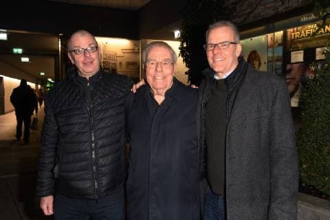 Sohn Sebastiain Christian Bruhn Sohn Johannes Muenchen 07.01.19 City Kino Dokumentation Premiere: Meine Welt ist die Musik ,von Komponist Christian Bruhn Bruhn