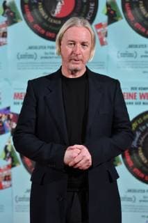 DJ Hell (Helmut Geier), Einzelbild,angeschnittenes Einzelmotiv,Halbfigur,halbe Figur. Roter Teppich,Red Carpet. Filmpremiere MEINE WELT IST DIE MUSIK am 07.01.2019 im City Kino in Muenchen,