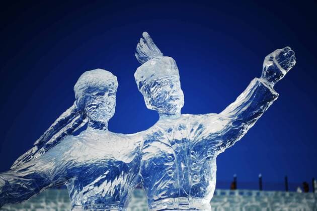 News Themen der Woche KW02 News Bilder des Tages (190108) -- HARBIN, Jan. 8, 2019 (Xinhua) -- Photo taken on Jan. 8, 2019 shows an ice sculpture made by a team from Poland at the 33rd Harbin international ice sculpture contest in Harbin, northeast China s Heilongjiang Province. The contest concluded on Tuesday. (Xinhua Wang Jianwei) CHINA-HARBIN-ICE SCULPTURE (CN) 