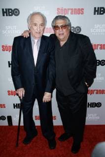 NEW YORK, NY - JANUARY 9: Jerry Adler and Vincent Pastore at The Sopranos 20th Anniversary Panel Discussion at SVA Theater on January 9, 2019 in New York City. Copyright: xDiegoxCorredor MediaPunchx