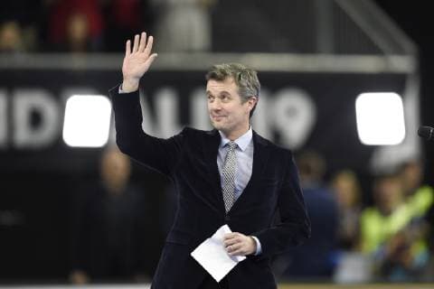 Kronprins Frederik. Denmark vs. Chile. World Cup Group C Handball match at Royal Arena in Copenhagen, Denmark, Thursday january 10th. 2019. , Copenhagen Danmark Denmark Copyright: LiselottexSabroex COP115 spdk20190110-200503-L