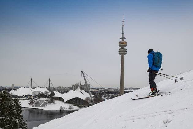 News Themen der Woche KW02 News Bilder des Tages Winterimpressionen, Olympiapark Muenchen. 11.01.2019 *** Winter impressions Olympic Park Munich 11 01 2019