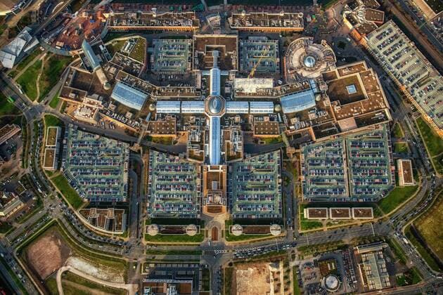 Einkaufszentrum CentrO Oberhausen, shoppingmall, größte Einkaufs- und Freizeitzentrum in Europa und gleichzeitig Deutschlands größtes Einkaufszentrum,Senkrechtaufnahme , Oberhausen, Ruhrgebiet, Nordrhein-Westfalen, Deutschland !ACHTUNGxMINDESTHONORARx60xEURO!