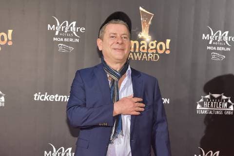 Verleihung 20 Jahre SMAGO AWARD Michael Hirte am roten Teppich 20 Jahre Verleihung SMAGO AWARD in Berlin am 13.01.2019