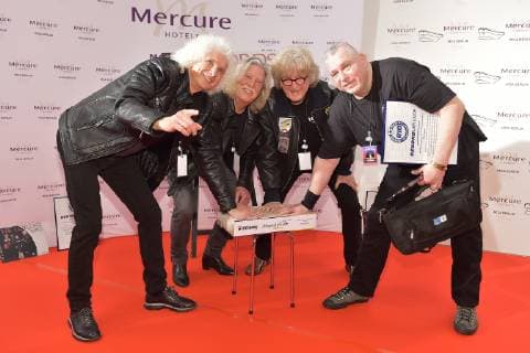 Verleihung 20 Jahre SMAGO AWARD The Lords (60 Jahre Buehnenshow) am roten Teppich 20 Jahre Verleihung SMAGO AWARD in Berlin am 13.01.2019