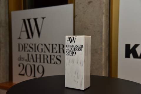 Der Preis des A&W Designer des Jahres 2019 Preises posiert am 13.01.2019 in Köln